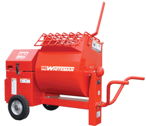 Whiteman 4.5 cubic foot, electric powered, wheelbarrow style mixer Whiteman 4.5 cubic foot, electric powered, wheelbarrow style mixer